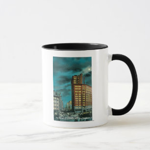 Nachtelijk Uitzicht Kearney St bij Chronicle Bldg Mok