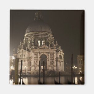 Nachtelijk uitzicht over het water van San Giorgio Magneet