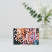 Nachtelijk uitzicht van de vlucht visitekaartje (Staand voorkant)