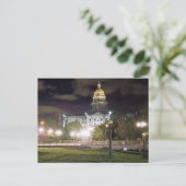 Nachtelijk Uitzicht van het Staatshoofdkwartier va Briefkaart (Staand voorkant)