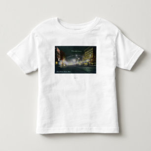 Nachtelijk Uitzicht van Pacific Avenue Kinder Shirts