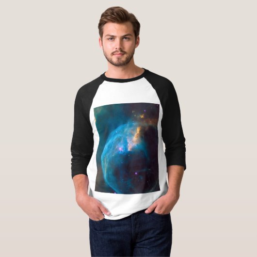 Nachtelijke  Afbeeldingen van het Landschap Simp T-shirt (Voorkant volledig)