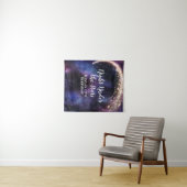 Nachtelijke hemel achtergronddecoratie wandkleed (In Situ (horizontaal))