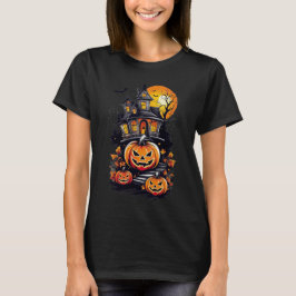 Nachtelijke nexus, spookhuis t-shirt