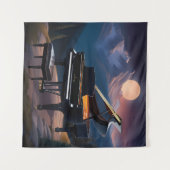 Nachtelijke prelude #3 wandkleed (Voorkant (horizontaal))