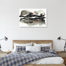 Nachtelijke reflectie canvas afdruk