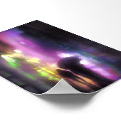 NACHTELIJKE STAD REGEN PRINT (Hoek)