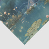 Nachtelijke vijver tissuepapier (Detail)