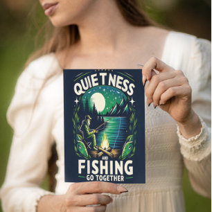 Nachtelijke Vis Sereniteit Briefkaart