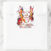 Nachtelijke wraakvampier vierkante sticker (Tas)