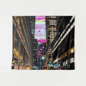 nachten in de stad wandkleed (Voorkant (horizontaal))