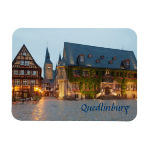 Nachtfoto van Quedlinburg Magneet