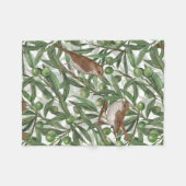 Nachtingales in de olijfboom fleece deken (Voorkant (Horizontaal))