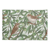 Nachtingales in de olijfboom kussensloop (Achterkant-Links)