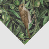 Nachtingales van de olijfboom 3 tissuepapier (Detail)