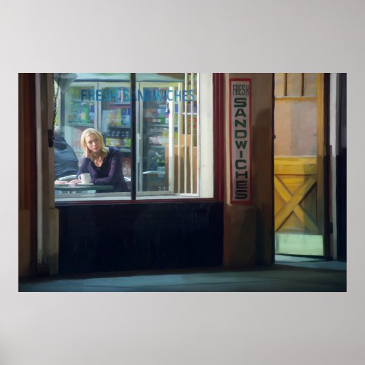 Nachtkoffie Poster (Voorkant)