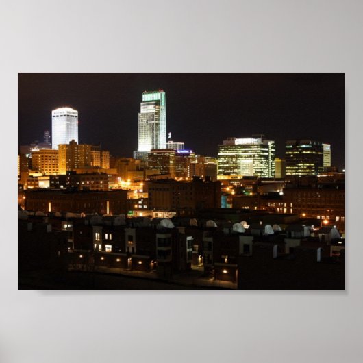 Nachtlampjes van Omaha Poster (Voorkant)