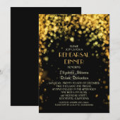 Nachtlampjes Zwart Moderne repetitie diner Kaart (Voorkant / Achterkant)