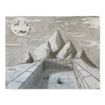 Nachtlandschap in de bergen