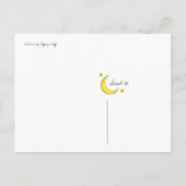 Nachtlichten, blanco briefkaart (Achterkant)