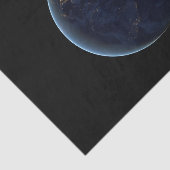 Nachtlichten op de planeet aarde (Western Hemisphe Tissuepapier (Detail)