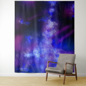 Nachtlucht blauw Sapphire Wandkleed (In situ)