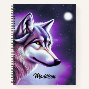 Nachtmaal Mystical Wolf Notitieboek