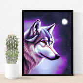 Nachtmaal Mystical Wolf Poster Perfect Poster
