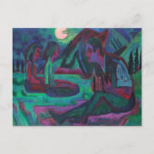 Nachtmaan | Ernst Ludwig Kirchner Briefkaart (Voorkant)
