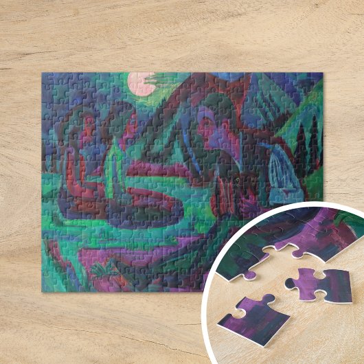 Nachtmaan | Ernst Ludwig Kirchner Legpuzzel