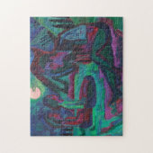 Nachtmaan | Ernst Ludwig Kirchner Legpuzzel (Verticaal)