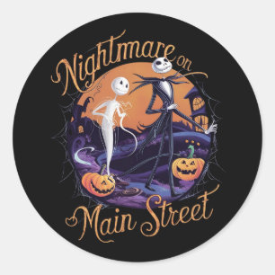 Nachtmerrie op Main Street, Halloween Ronde Sticker