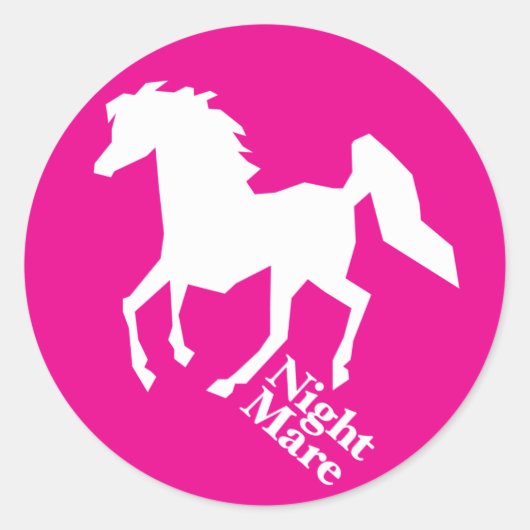 Nachtmerrie sticker (Voorkant)