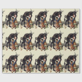 nachtmerrie voor kerstmis cadeaupapier (Vlak)