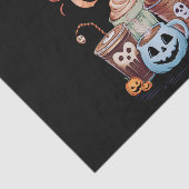 Nachtmerrie voor koffie pompoen specerij Halloween Tissuepapier (Detail)
