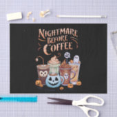 Nachtmerrie voor koffie pompoen specerij Halloween Tissuepapier (Craft)