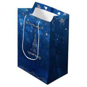 Nachtnacht in Parijs onder de naam Stars Blue Silv Medium Cadeauzakje