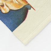 Nachtnacht voor Kerstmis Fleece Deken (Hoek)