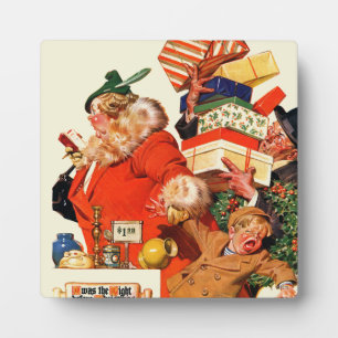 Nachtnacht voor Kerstmis Fotoplaat