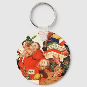 Nachtnacht voor Kerstmis Sleutelhanger