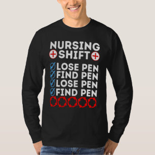 Nachtploeg verpleegster dag citaat verpleegkundige t-shirt