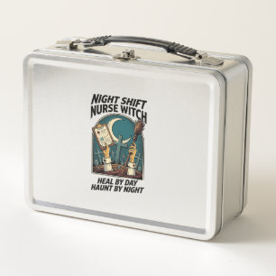 Nachtploeg Verpleegster Heks Retro Halloween T-shi