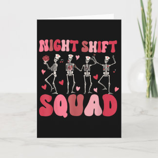 Nachtploeg verpleegsters skelet dansen grappig Va Kaart