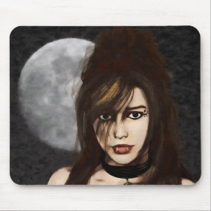 Nachtportret Mousepad Muismat