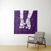 Nachtrolschaatser Wandkleed (In situ)