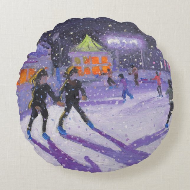 Nachtskaters Derby 2014 Rond Kussen (Voorkant)