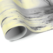 NACHTSKY MET ZWARTE LICHTING EN GEEL WRAPPEN CADEAUPAPIER (Rol Hoek)