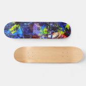 Nachtstad Skateboard (Horizontaal)