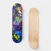 Nachtstad Skateboard (Voorkant)