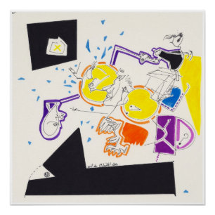 Nachttekening 9 van Pascale Baud P Poster Perfect Poster